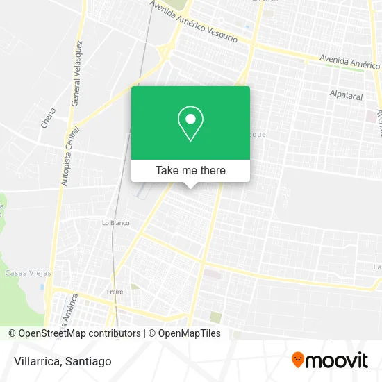 Villarrica map