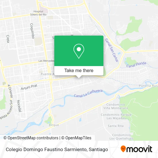 Colegio Domingo Faustino Sarmiento map