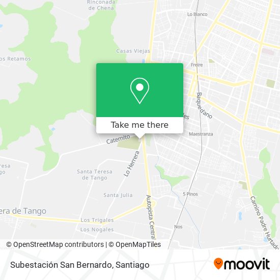 Subestación San Bernardo map