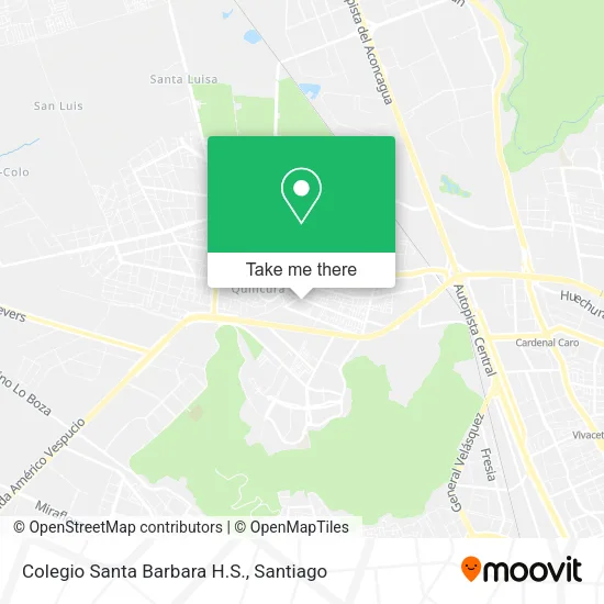 Colegio Santa Barbara H.S. map