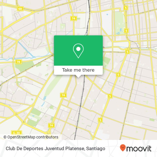 Mapa de Club De Deportes Juventud Platense