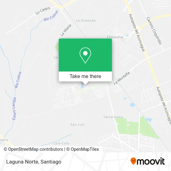 Laguna Norte map