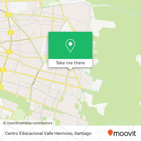 Centro Educacional Valle Hermoso map