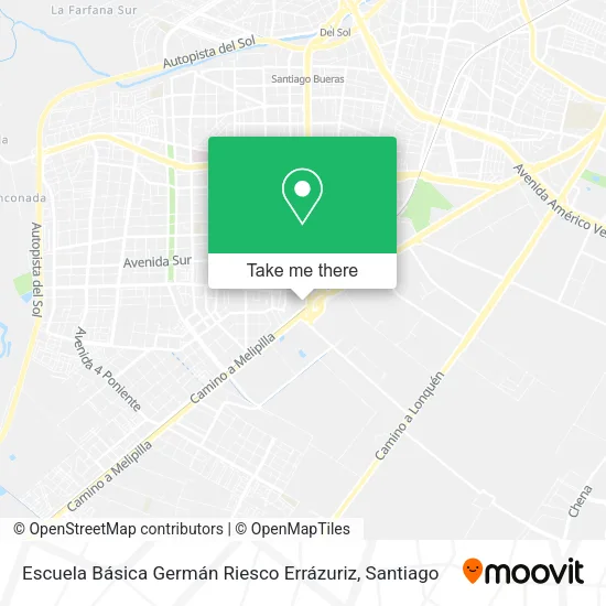 Escuela Básica Germán Riesco Errázuriz map