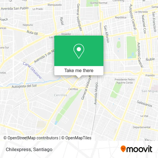 Chilexpress map