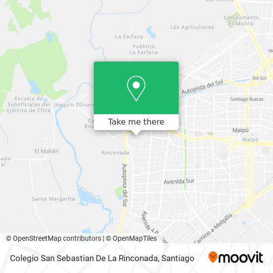 Mapa de Colegio San Sebastian De La Rinconada