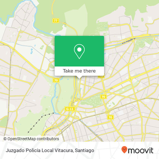 Juzgado Policía Local Vitacura map