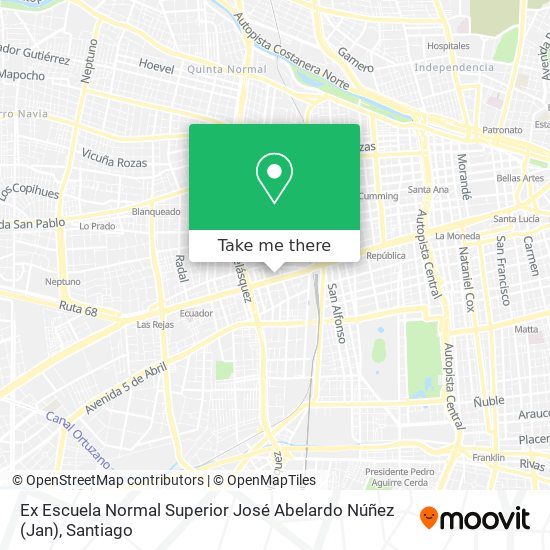 Ex Escuela Normal Superior José Abelardo Núñez (Jan) map