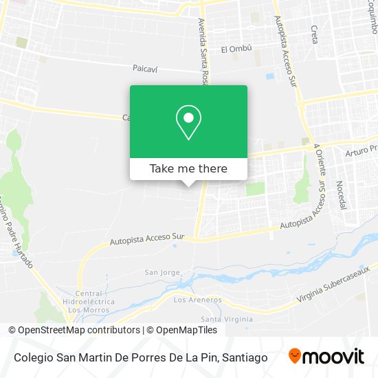 Colegio San Martin De Porres De La Pin map