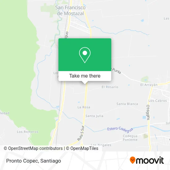Pronto Copec map