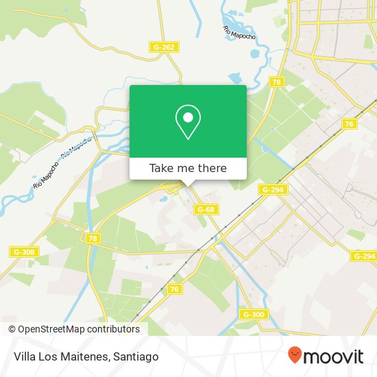 Villa Los Maitenes map