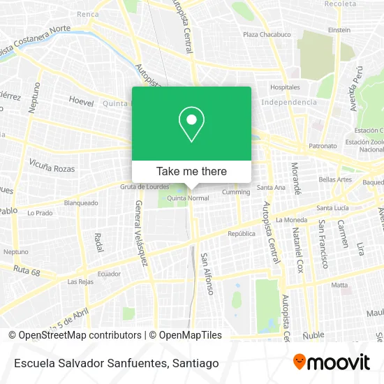 Escuela Salvador Sanfuentes map