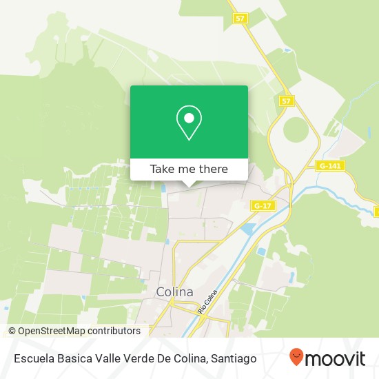 Escuela Basica Valle Verde De Colina map