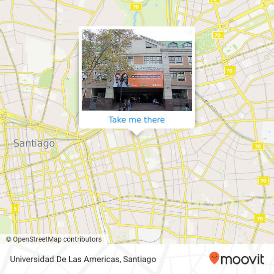 Universidad De Las Americas map