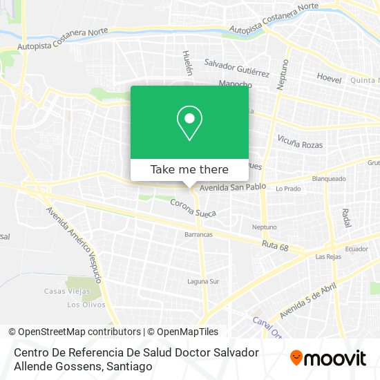 Centro De Referencia De Salud Doctor Salvador Allende Gossens map