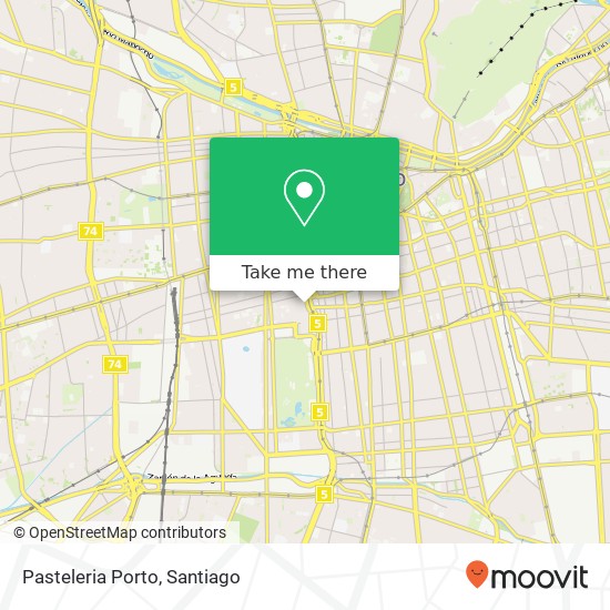 Pasteleria Porto map