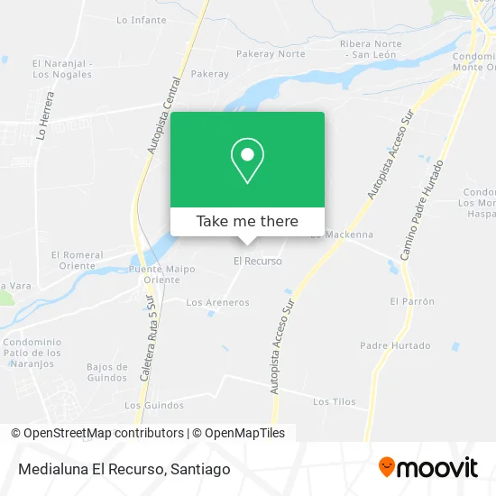 Medialuna El Recurso map