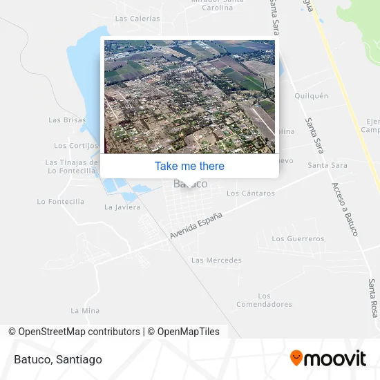 Batuco map