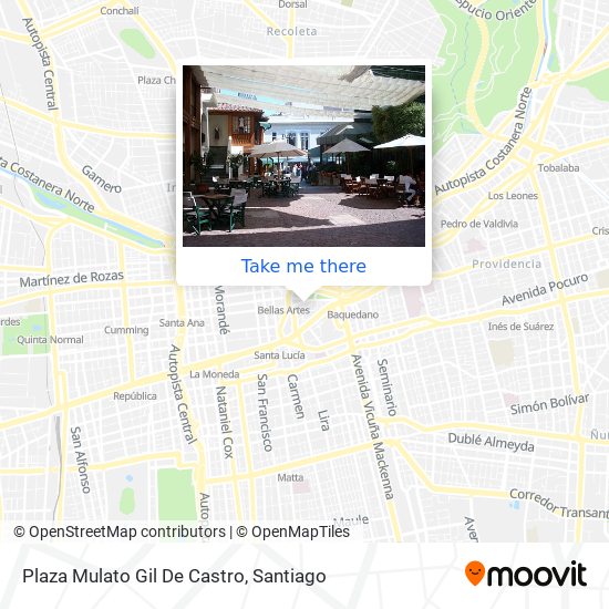 Plaza Mulato Gil De Castro map
