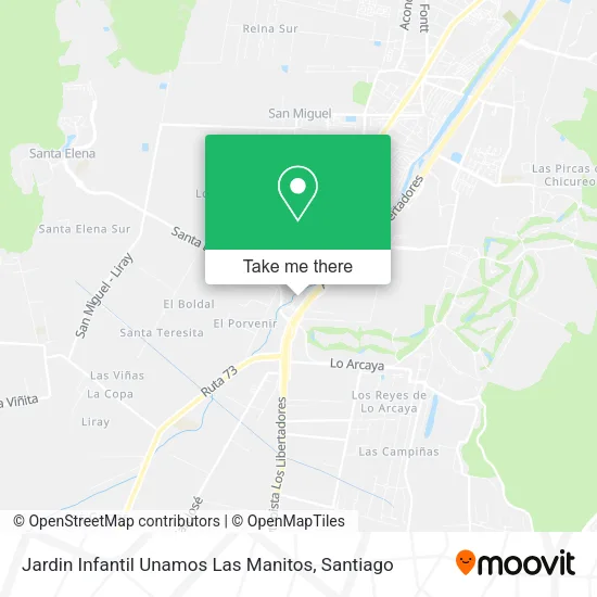 Jardin Infantil Unamos Las Manitos map