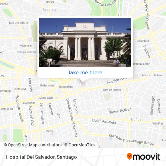 Mapa de Hospital Del Salvador
