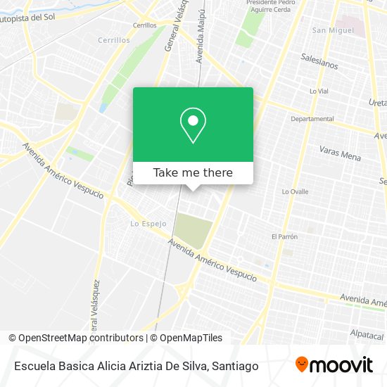 Escuela Basica Alicia Ariztia De Silva map