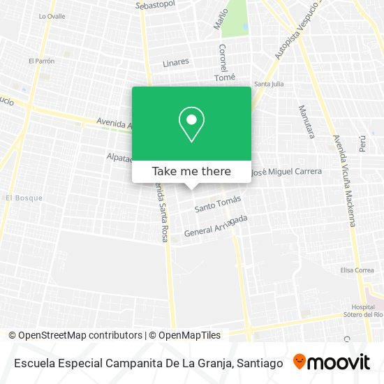 Escuela Especial Campanita De La Granja map