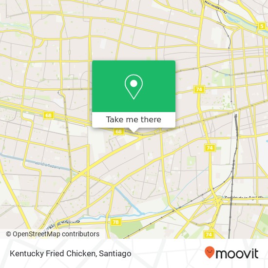 Mapa de Kentucky Fried Chicken