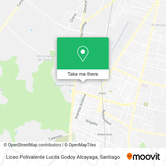 Liceo Polivalente Lucila Godoy Alcayaga map