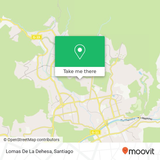 Lomas De La Dehesa map