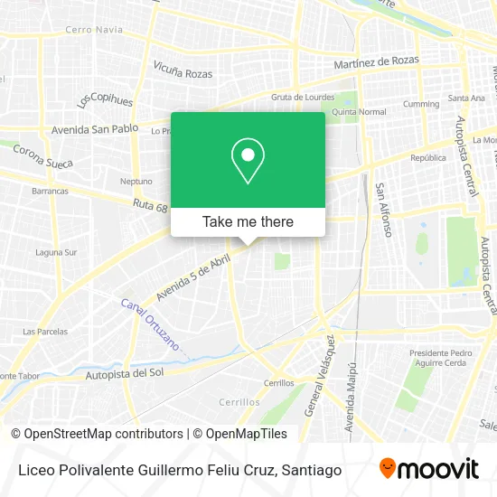 Liceo Polivalente Guillermo Feliu Cruz map