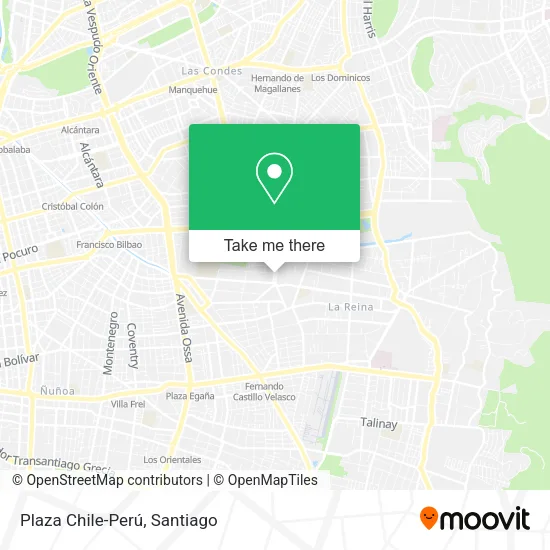 Plaza Chile-Perú map