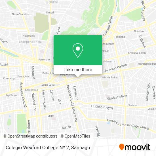 Colegio Wexford College Nº 2 map