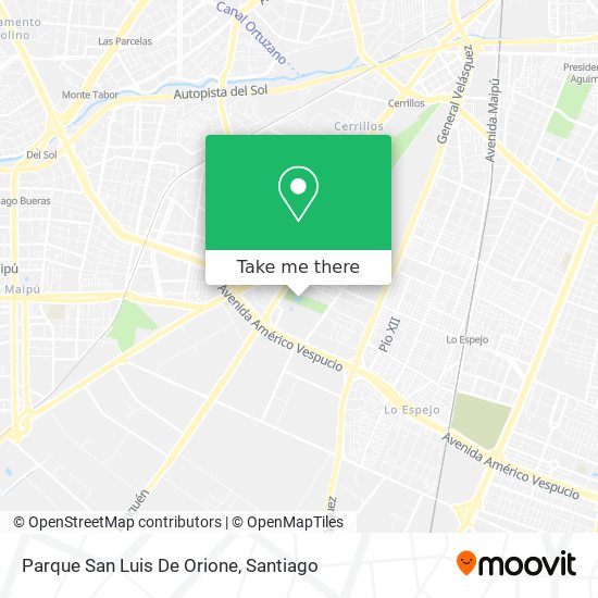 Parque San Luis De Orione map