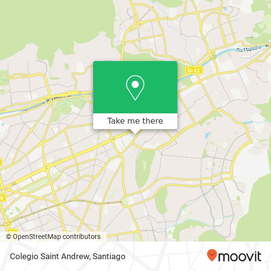 Colegio Saint Andrew map