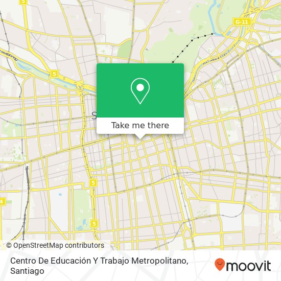 Centro De Educación Y Trabajo Metropolitano map