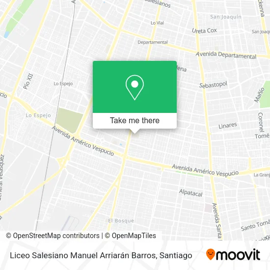 Liceo Salesiano Manuel Arriarán Barros map