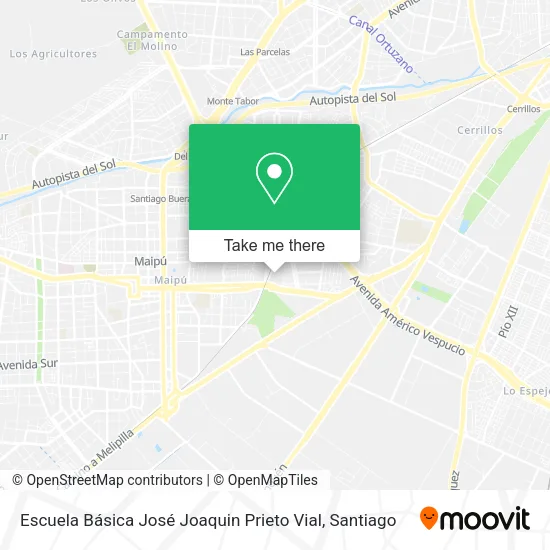 Escuela Básica José Joaquin Prieto Vial map