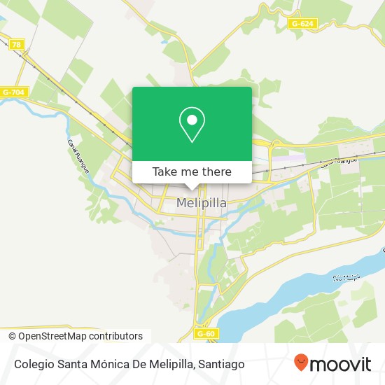 Colegio Santa Mónica De Melipilla map