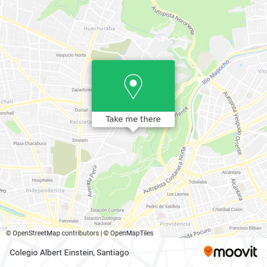 Colegio Albert Einstein map