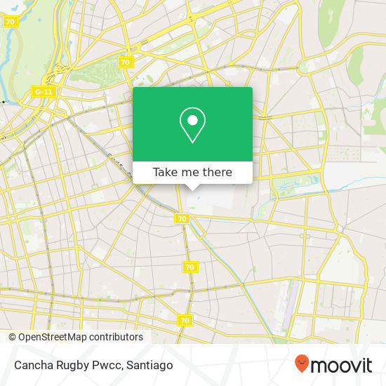 Cancha Rugby Pwcc map
