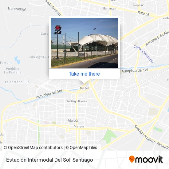 Estación Intermodal Del Sol map