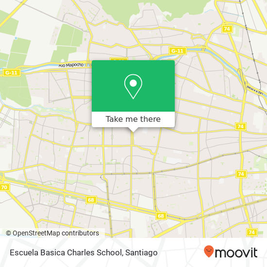 Escuela Basica Charles School map