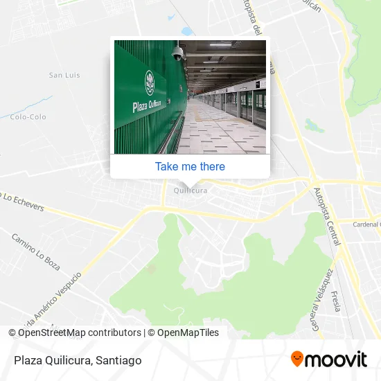 Plaza Quilicura map