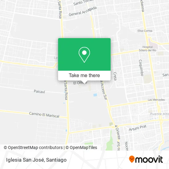 Mapa de Iglesia San José