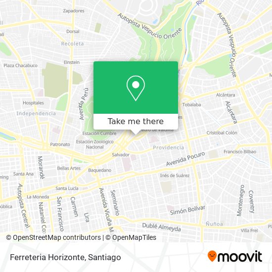 Ferreteria Horizonte map