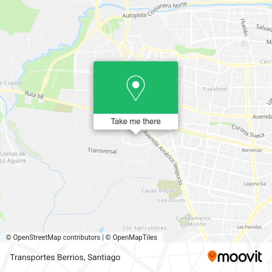 Transportes Berrios map