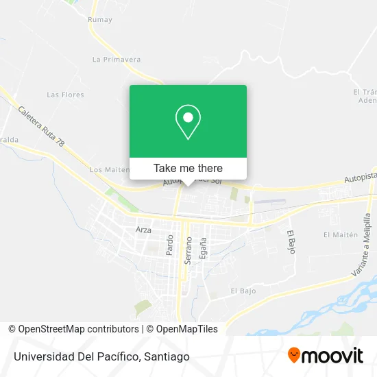 Universidad Del Pacífico map