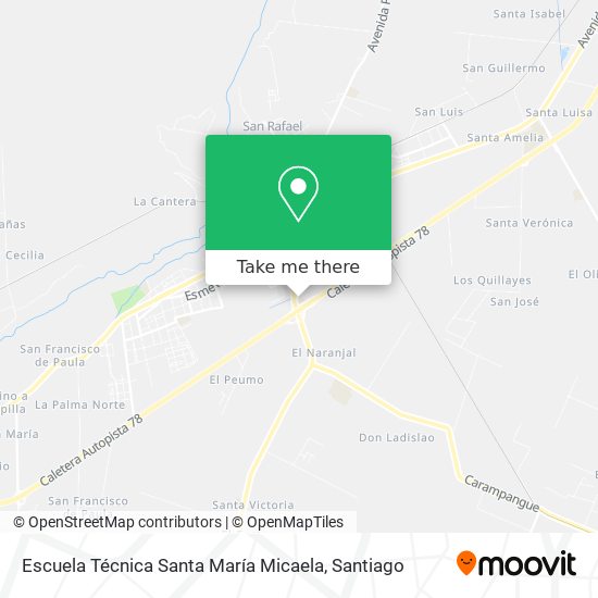 Escuela Técnica Santa María Micaela map