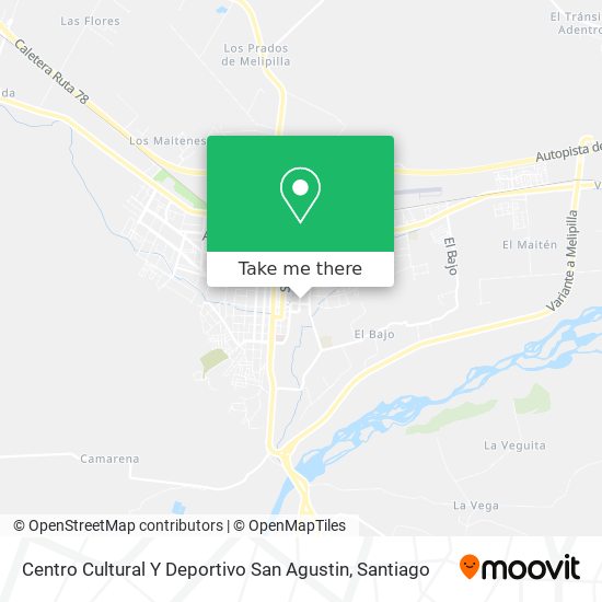 Centro Cultural Y Deportivo San Agustin map